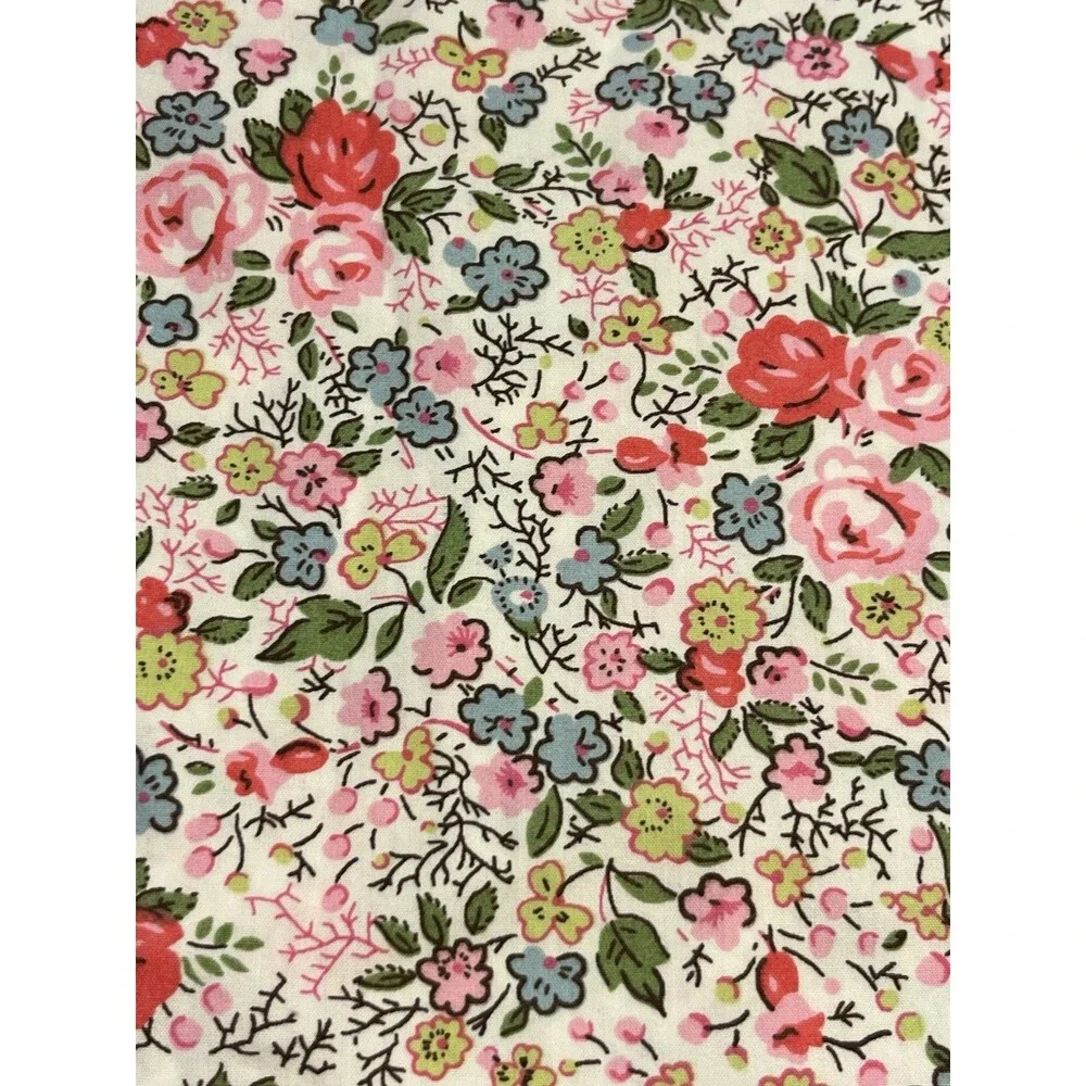 Laura Ashley Rowan Floral Pink Green Pillowcase Standard Craft